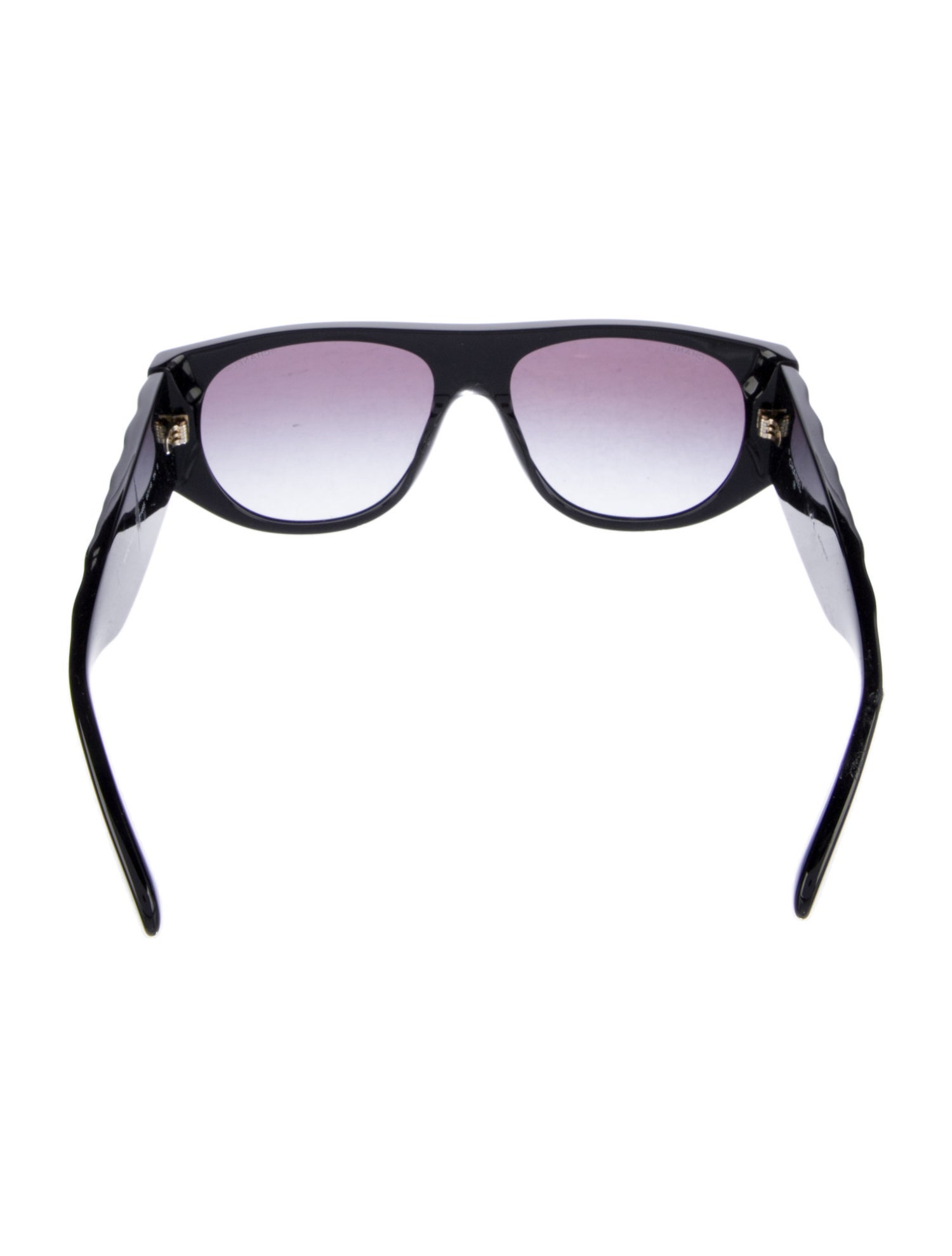 Chanel Interlocking CC Logo Shield Sunglasses